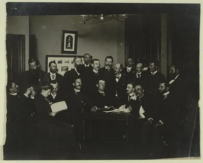 Photograph from 1880: [Frances Benjamin Johnston, seated in profile at…