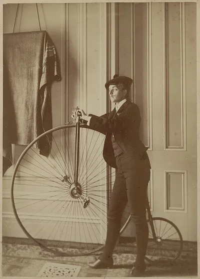 [Frances Benjamin Johnston, full-length self-portrait dressed as a…, 1890