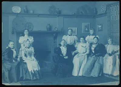 Mrs. Grover Cleveland and cabinet ladies, 1897