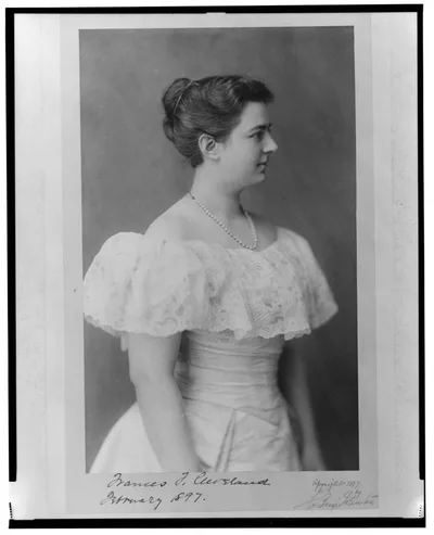 Photograph from 1897: Frances F. Cleveland, February 1897