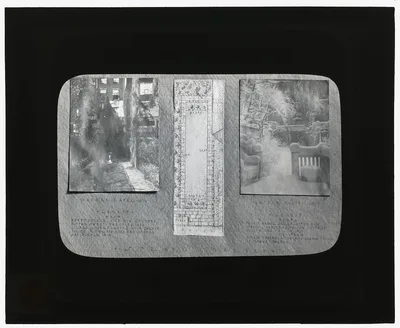 [Vivian Spencer townhouse, New York, New York. Garden in two seasons], 1922