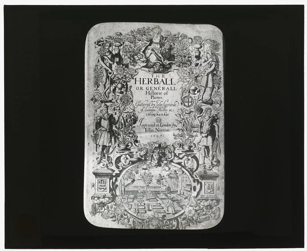 [Reproduction of title page for The Herball or Generall Historie of…, 1915