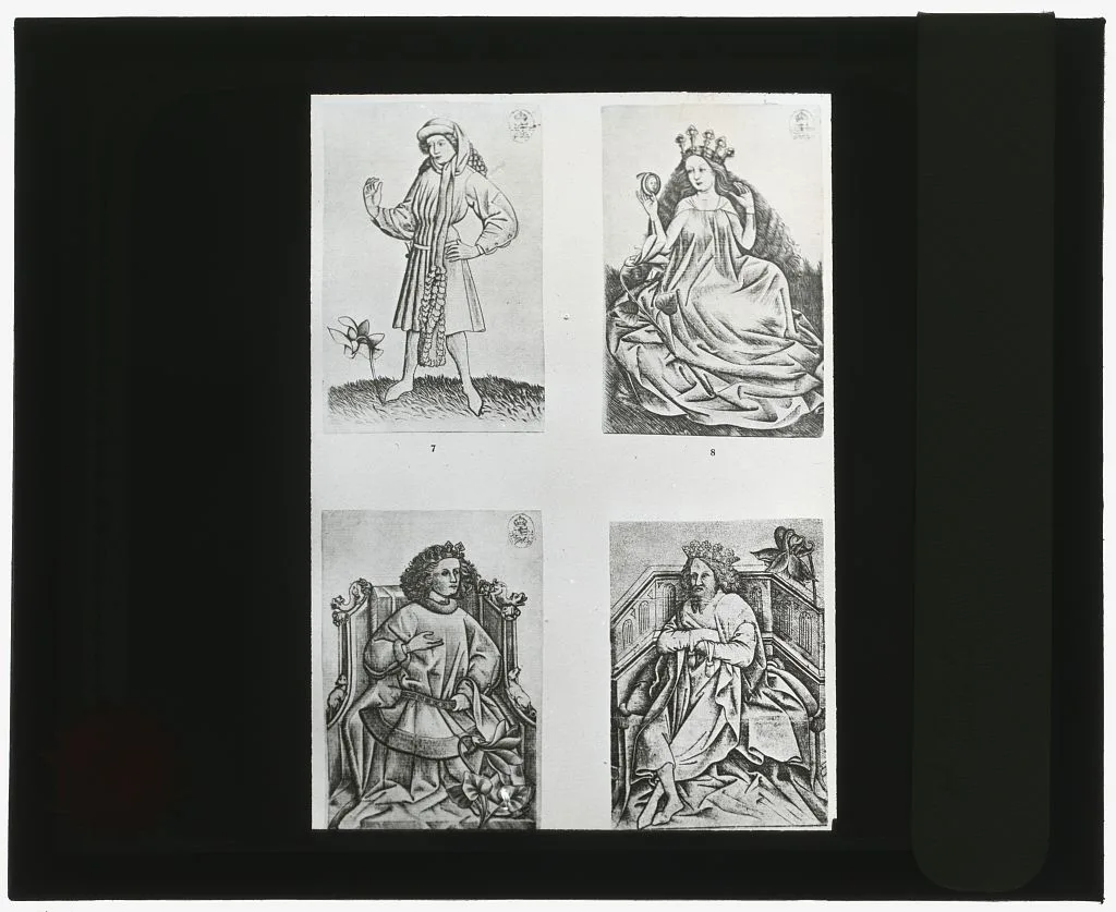 [Reproduction of prints showing four figures], 1915