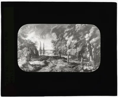 [Reproduction of a landscape painting], 1915