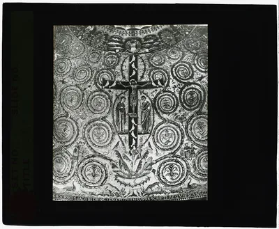 [Reproduction of illustration showing a mosaic Crucifixion as Tree of…, Italy, Rome, 1915