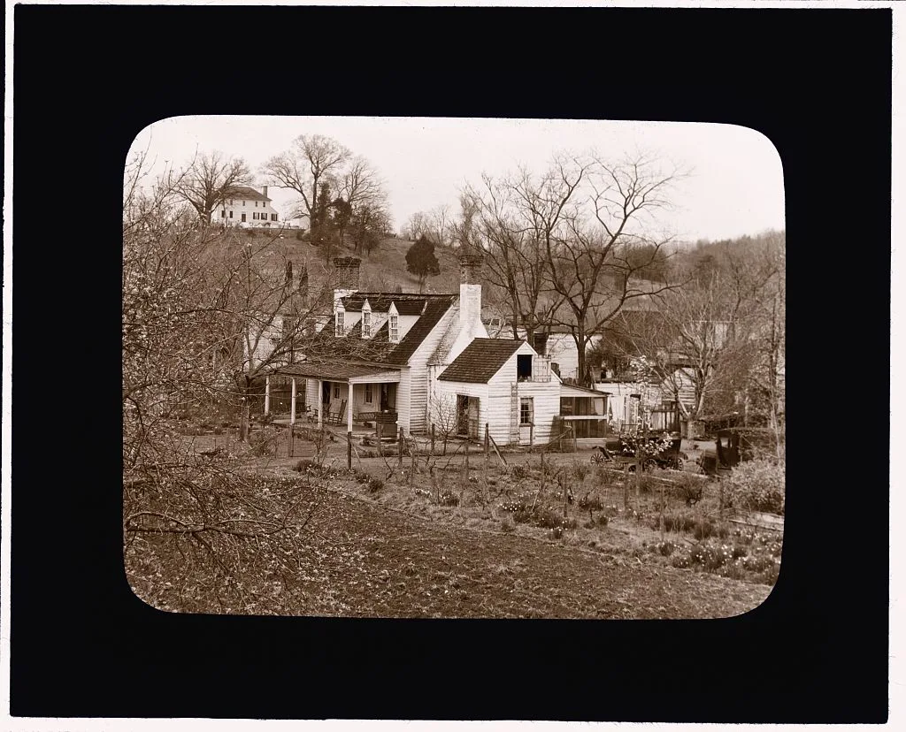 [Old Dunbar Quarters, Falmouth, Stafford County, Virginia. View from…, Falmouth, Virginia, 1927
