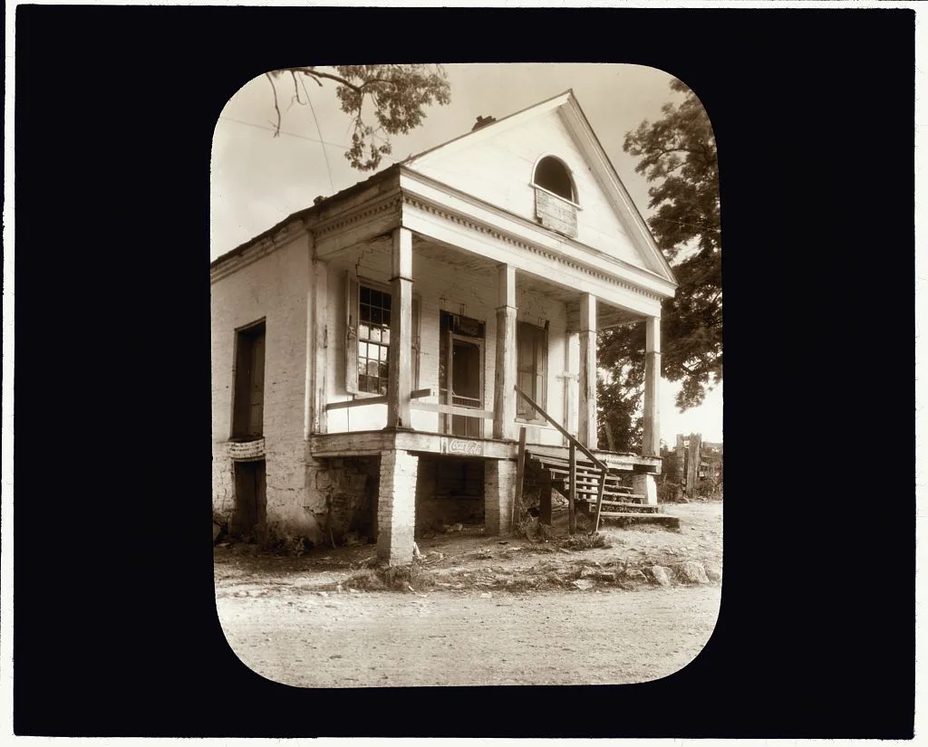 [Store, Clarke County, Virginia. Pedimented porch], Virginia, Clarke County, 1930