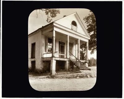[Store, Clarke County, Virginia. Pedimented porch], Virginia, Clarke County, 1930