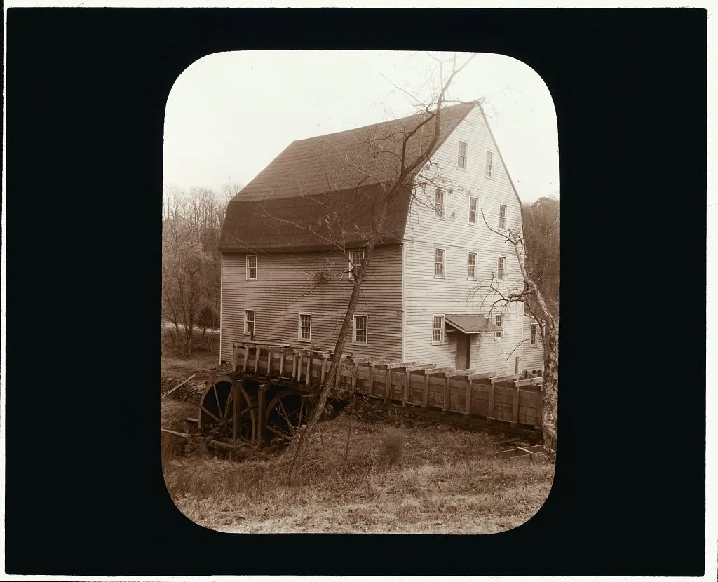 [Graves' Mill and Cabin, Tommy Hawk, Campbell County, Virginia.…, 1935