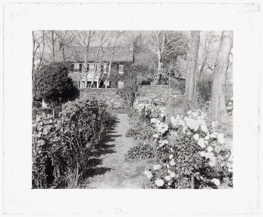 [Foxcroft School, Middleburg, Loudoun County, Virginia. Flower border…, Middleburg, Virginia, 1930