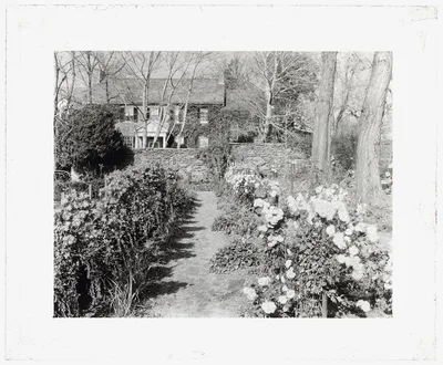 [Foxcroft School, Middleburg, Loudoun County, Virginia. Flower border…, Middleburg, Virginia, 1930