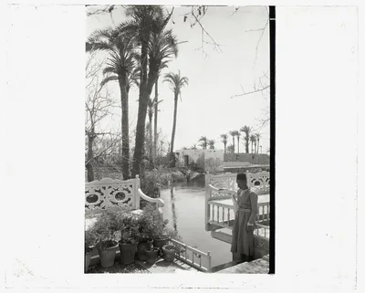 [Abdul Baha garden, Acre. Water terrace], Israel, Acre, 1925