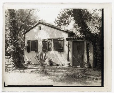 [Justin B. Alexander house, Montecito, California. Entrance door], California, Montecito, 1923