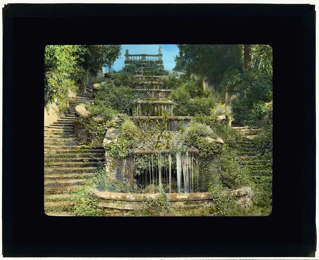 [Villa Torlonia, Frascati, Lazio, Italy. Stairs], Frascati, Italy, 1925