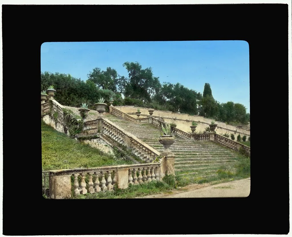 [Villa Torlonia, Frascati, Lazio, Italy. Stairway], Frascati, Italy, 1925