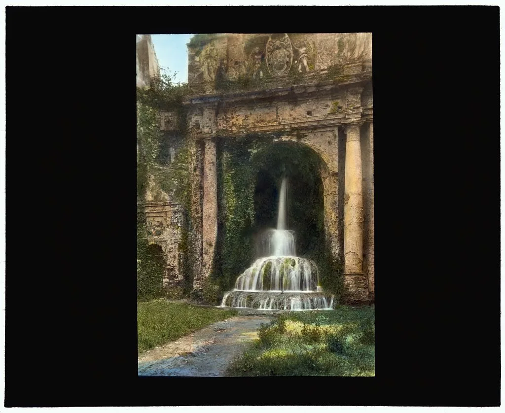[Villa d'Este, Tivoli, Lazio, Italy. Fountain of the Owl], Italy, Tivoli, 1925
