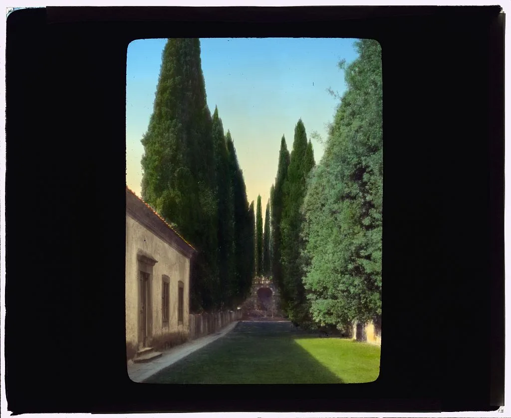 [Villa d'Este, Tivoli, Lazio, Italy. Terrace], Italy, Tivoli, 1925