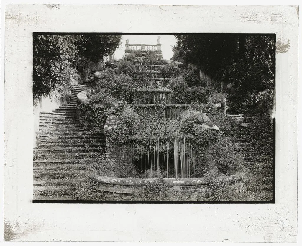 [Villa Torlonia, Frascati, Lazio, Italy. Stairs], Italy, Frascati, 1925