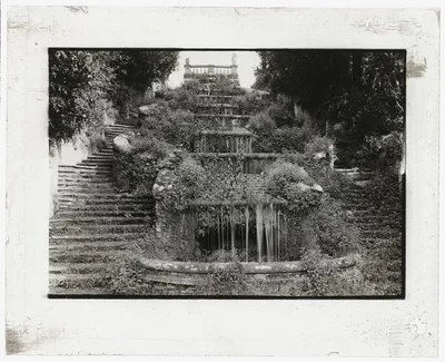 [Villa Torlonia, Frascati, Lazio, Italy. Stairs], Italy, Frascati, 1925