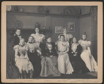 Mrs. Frances F. Cleveland and ladies of the cabinet, Jan. 4, 1897