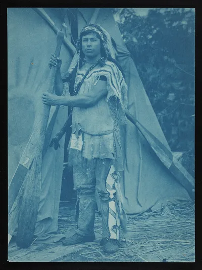 Actor in Hiawatha, North America, Great Lakes Region, 1903