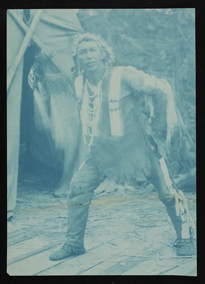 Actor in Hiawatha, North America, Great Lakes Region, 1903