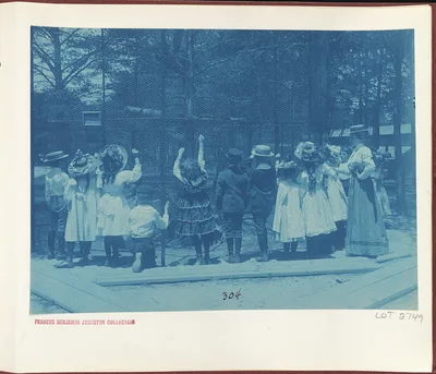 [Classroom scenes in Washington, D.C. public schools: visiting the…, Washington D.C., 1899