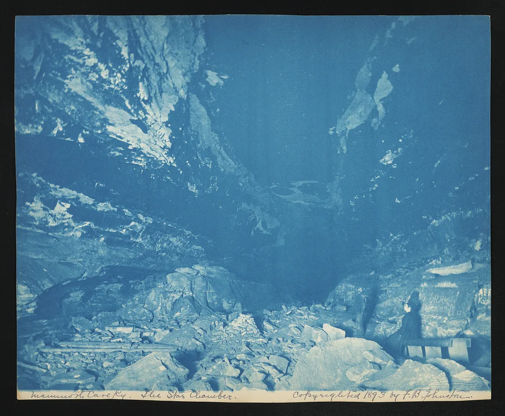 Mammoth Cave, Ky. The star chamber, Mammoth Cave, Kentucky, 1893