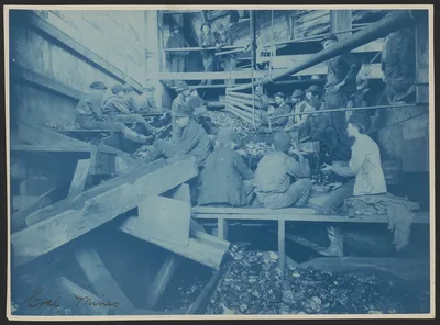 [Breaker boys in Kohinor mine, Shenandoah City, Pa.], Shenandoah City, Pennsylvania, 1891