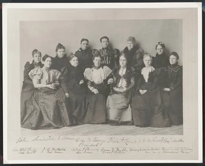 [The first board of managers of the National Congress of Mothers:…, 1905