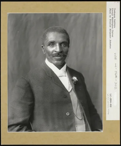 [George Washington Carver, half-length portrait, facing right,…, 1906
