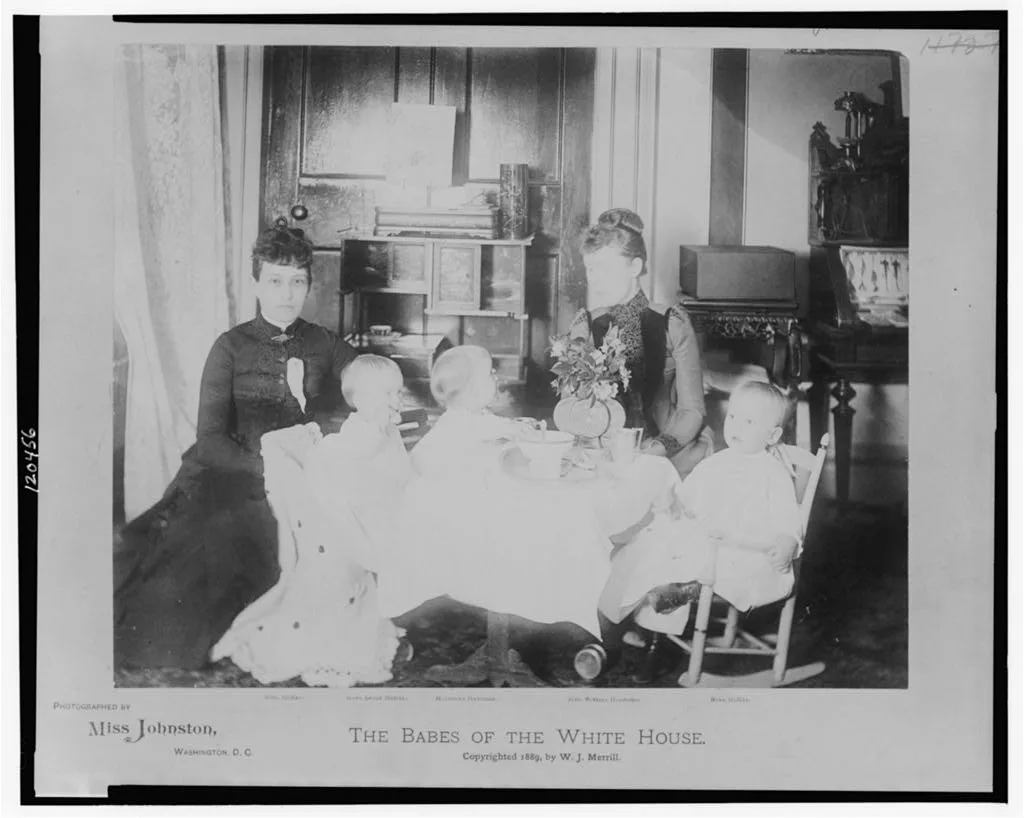 The babes of the White House, Washington D.C., 1889