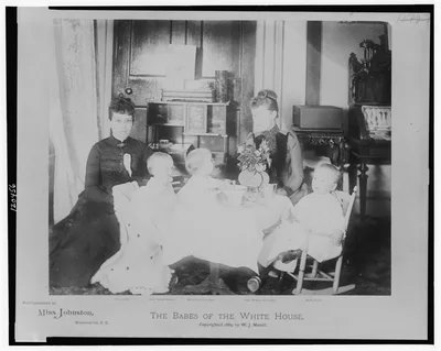 The babes of the White House, Washington D.C., 1889